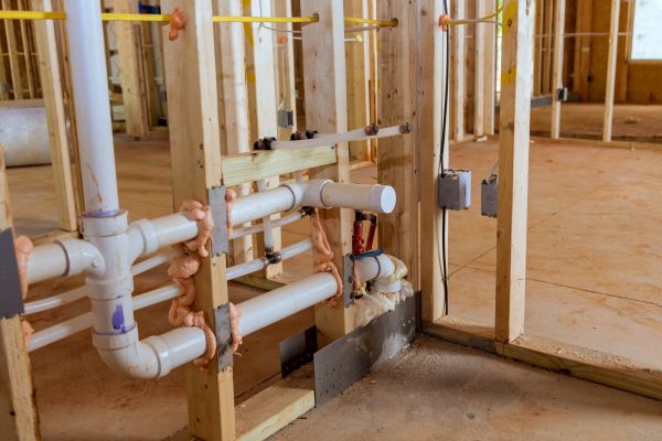 Rough Plumbing Installation in Greensboro
